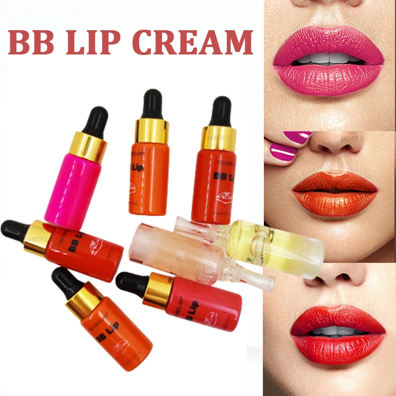 

BB Lip Cream Glow Lips Makeup Balm Semi-Permanent BB Iip Gloss Ampoule Makeup Essence BB Cream Color Moisturizer