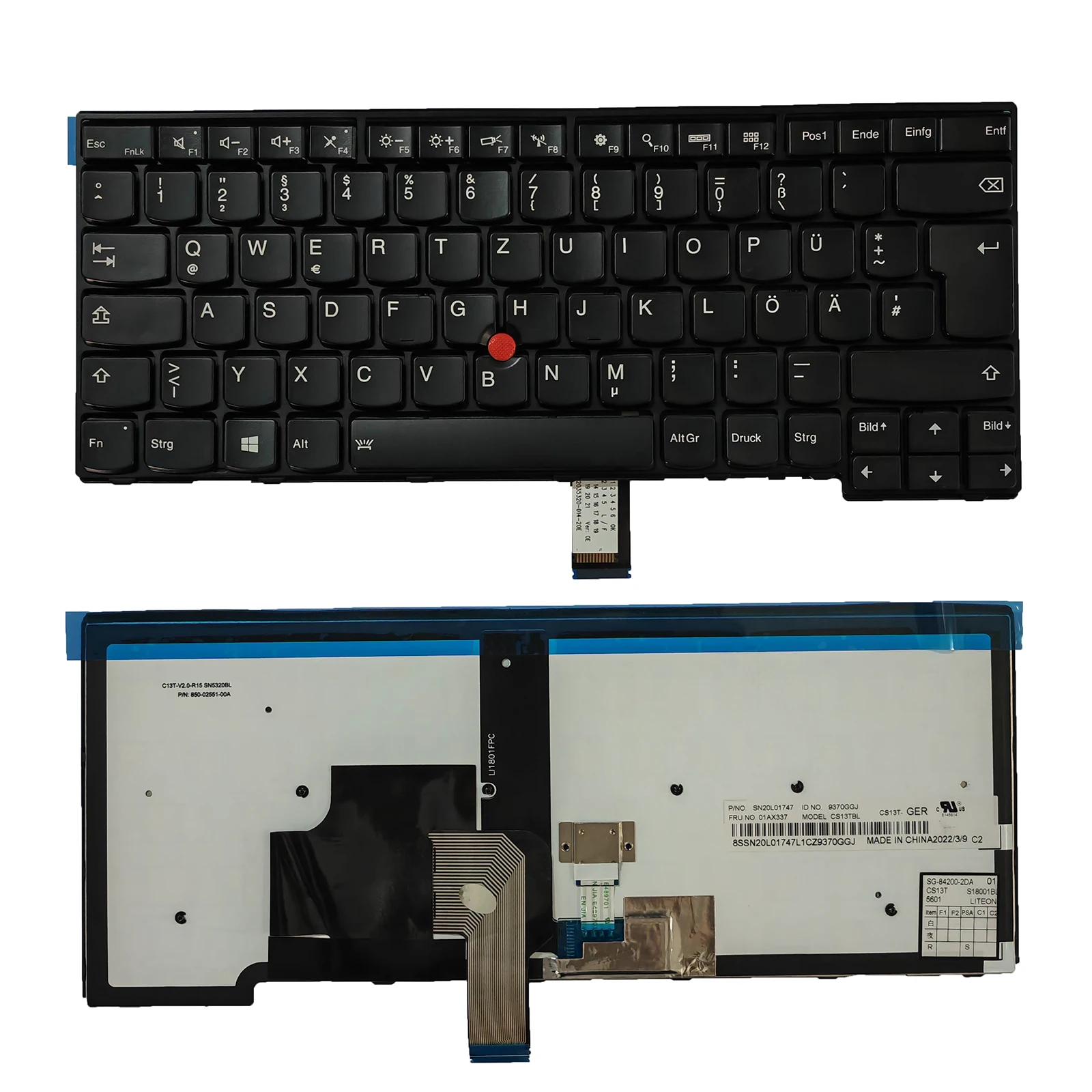 

New For Lenovo Thinkpad L460 L470 (20J4 20J5 20JU 20JV)GR Backlight Keyboard