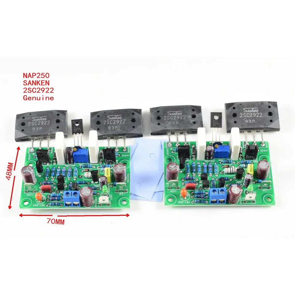 Kit Amplificatore HiFi Fai Da Te LJM NAP250-MOD 80W+80W - 2 Canali - Progetto Autocostruzione