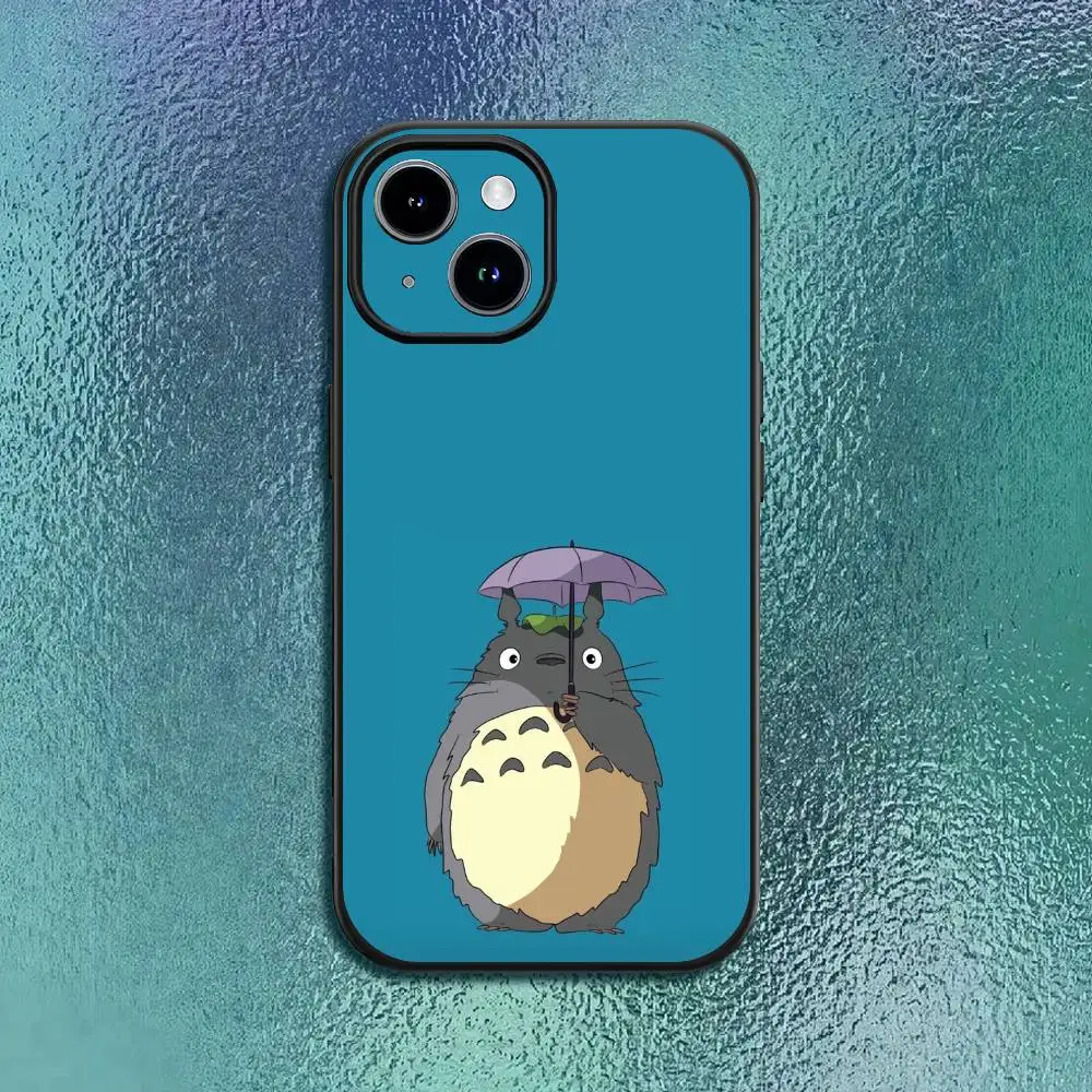 Film T-Totoro-o Handyhülle für IPhone 17 12 13 14 15 16 Pro Max Plus Classic schwarze Softshell – Detail 8