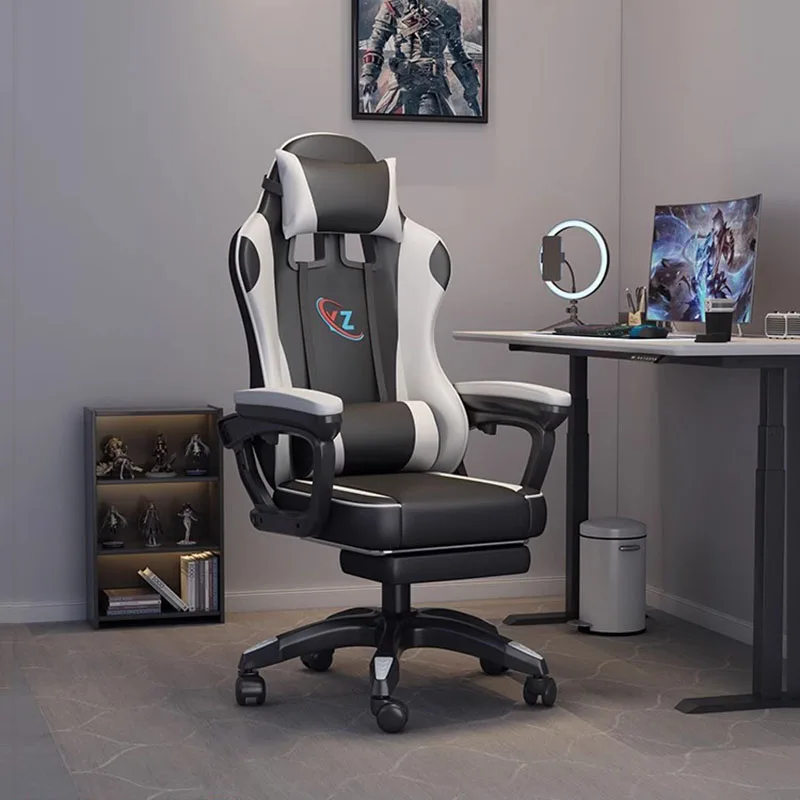 Comfortable Black Gaming Chair Simplicity Armrest Modern Trendy Gaming Chair Advanced Sense Nordic Chaise Bureau Home Furniture high quality k designer mens belt black letter casual genuine fashion simplicity waist strap leather white cintos masculinos