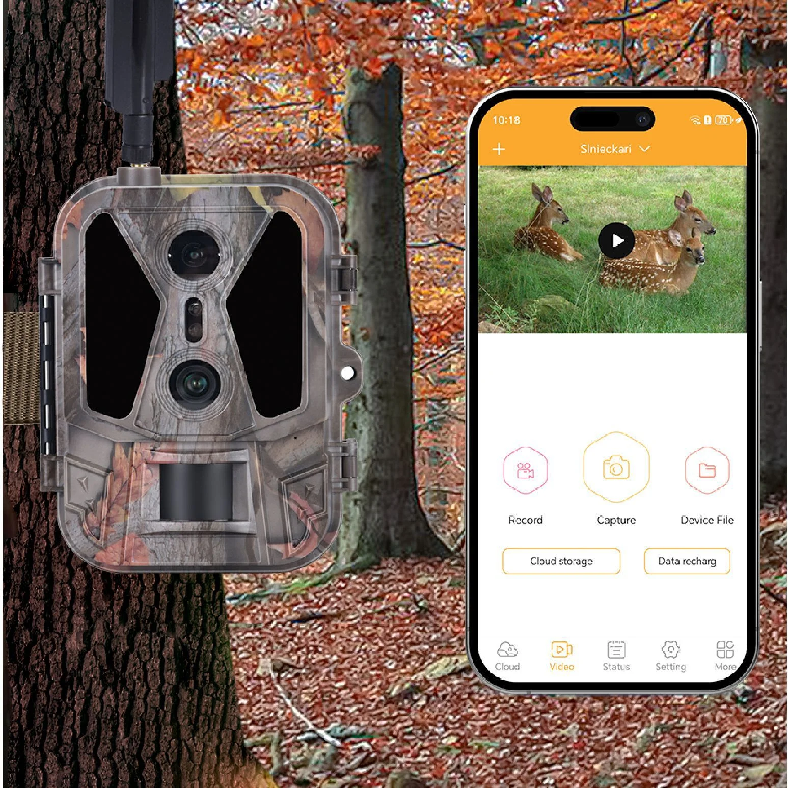 HC-950PRO 4G 36MP 4K Live Streaming Night Vision Cloud Strorage Internet Dual Lens Hunting Trail Camera Video Telecamera IP65