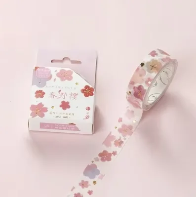 1Pc Japan style Washi Tape Wave crane Sakura Masking Tape for Scrapbooking