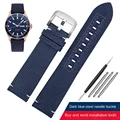 Dark blue steel pin
