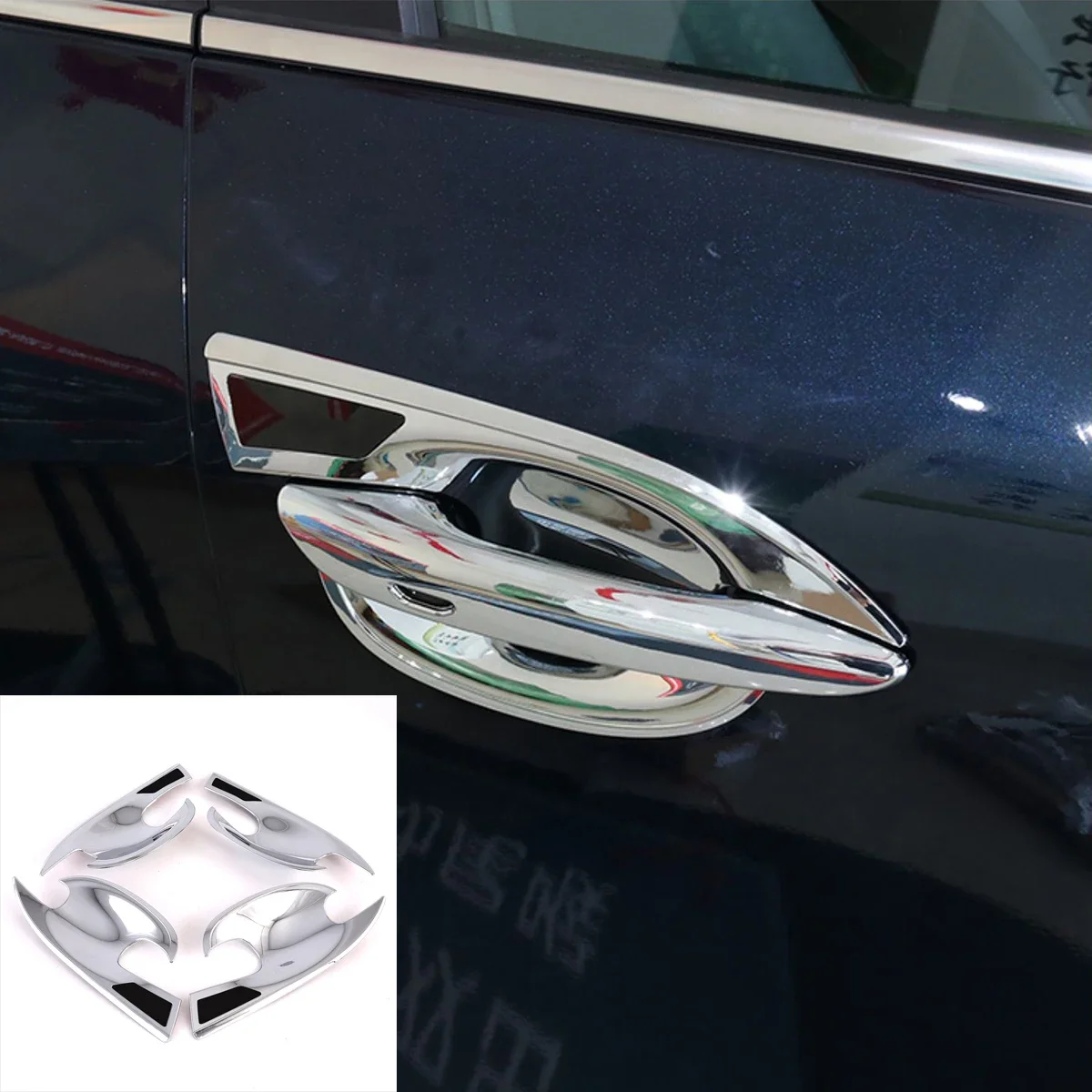 

For 2019-2022 Mazda 3 Hatchback Sedan (BP) CX-30 (DM) ABS Chrome Car Exterior Door Handle Bowl Cup Cover Trims Accessories