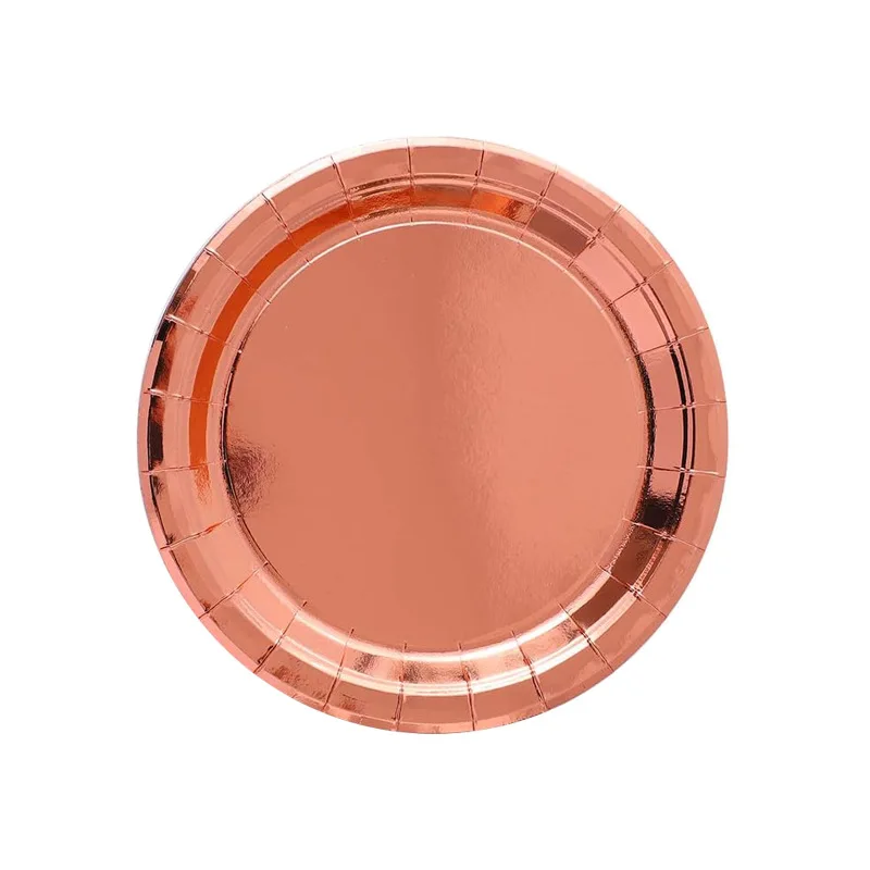 Neue Roségold Geburtstagsdekoration Ballons Tortendekoration Hintergrund Geschenktüte Tischware Becher Tischdecke Partyzubehör für Geburtstag – Detail 4