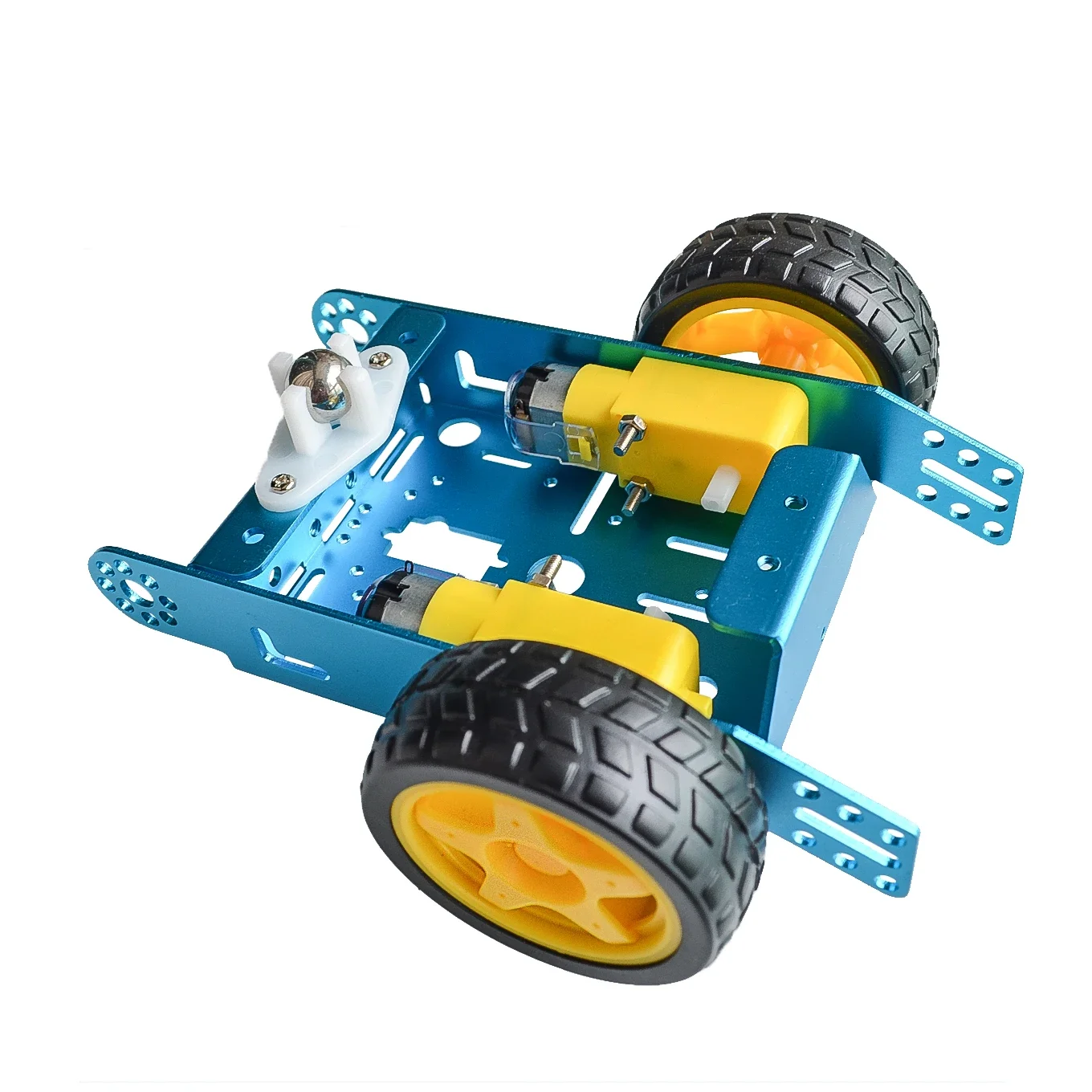 Robot intelligente in alluminio 2WD con telaio per giocattoli educativi Robot intelligente - immagine 6