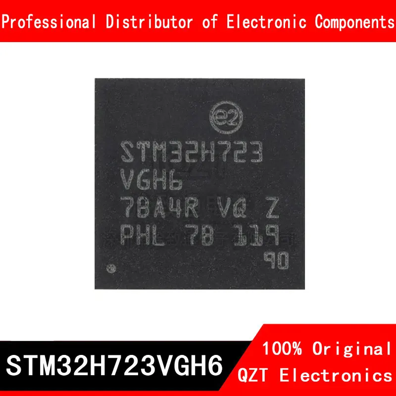 5pcs/lot new original STM32H723VGH6 BGA100 STM32H723 STM32H723V STM32H723VG STM32H723VGH BGA-100 microcontroller MCU In Stock stm32h723vgh6 stm32h723vet6 stm32h723zgt6 stm32h725igk6 stm32h730zbt6 stm32h730ibk6q stm32h742vgt6 stm32h742zgt6 stm32h742zit6