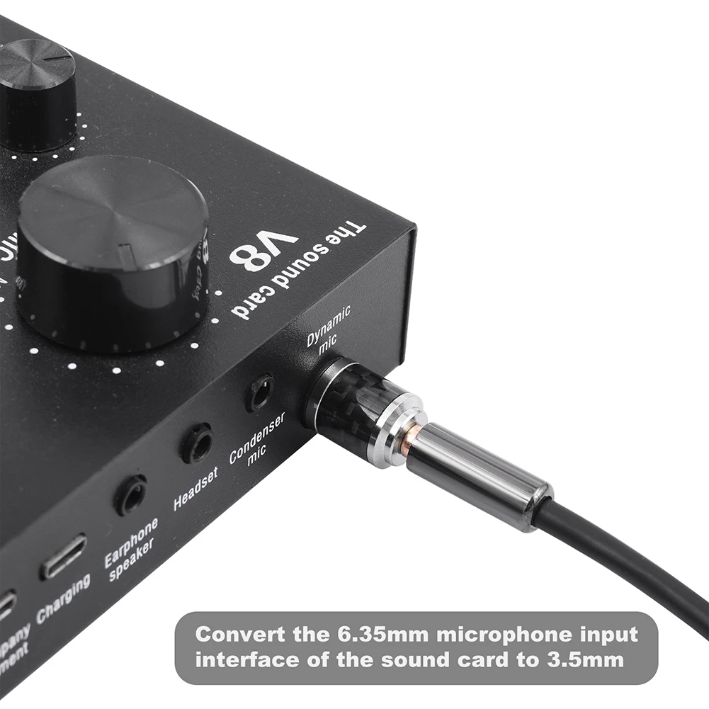 1/2 Pcs 6.35mm Jack To 3.5mm Socket Stereo Plug Male To Female 6.35mm To 3.5mm Headphone Adapter for Headphone Amp Adapter