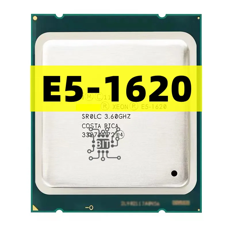 Xeon E5 1620 Lga 2011 Processore Cpu Server Quad Core 3.6Ghz 130W 10M Cache Sr0Lc E5-1620 Spedizione Gratuita