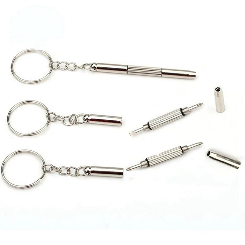 Screwdriver Multi-Function 3 In 1 Three-Purpose Glasses Accessories Repair Tool Portable Multi-Function Screwdriver-N29R