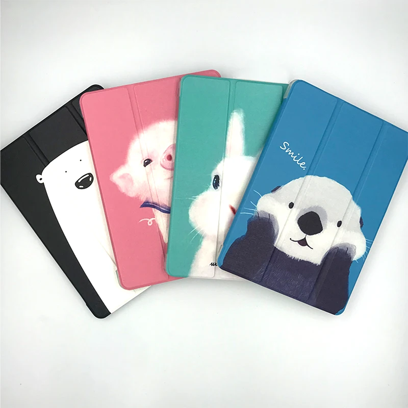 Couro Macio Tpu Tampa Traseira para Ipad Tablet Bonito Funda Ipad th 9.7 10.5 Gen Air Air pu - Imagem 3