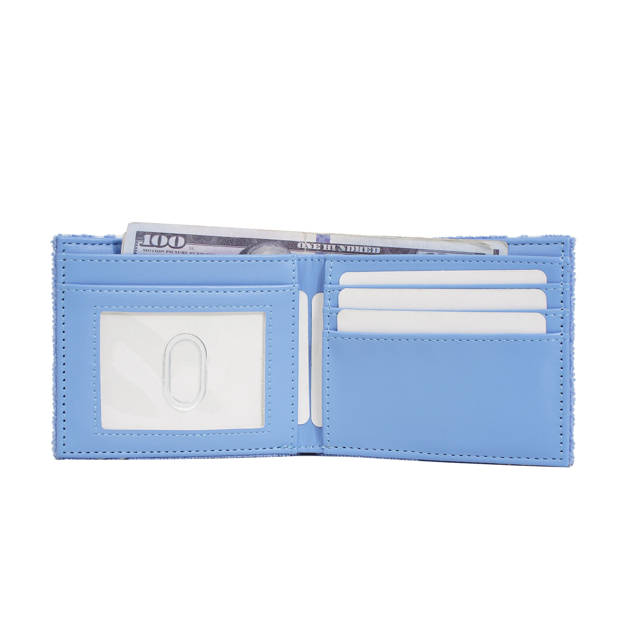Portafoglio in Peluche a Forma di Cartone Animato per Donne, Superficie Morbida e Soffice con Chiusura a Zip, Portamonete in Pelle PU, Regalo Casual e Carino per Ragazze - immagine 4