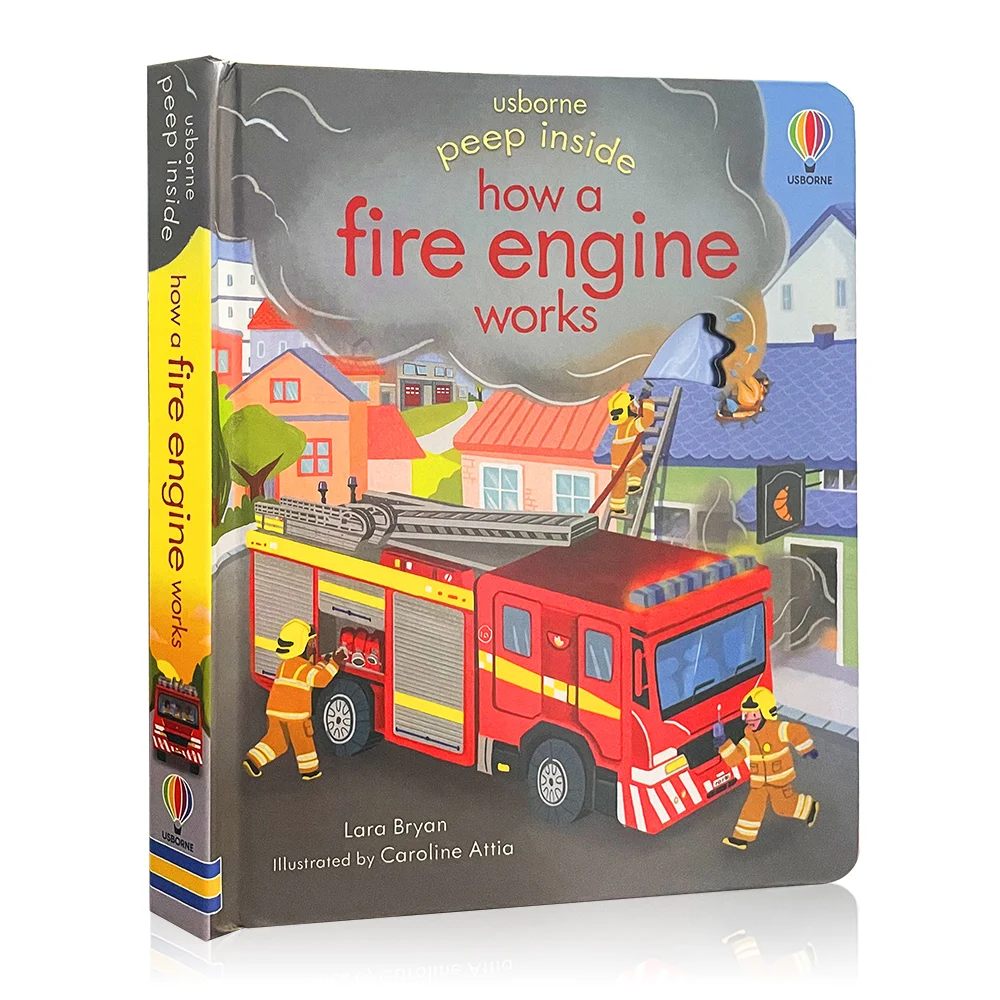 Peep Inside Usborne Book English Educational Picture Books for Kids Children Fairy Tale Learning Toys Montessori Materials Gifts 3