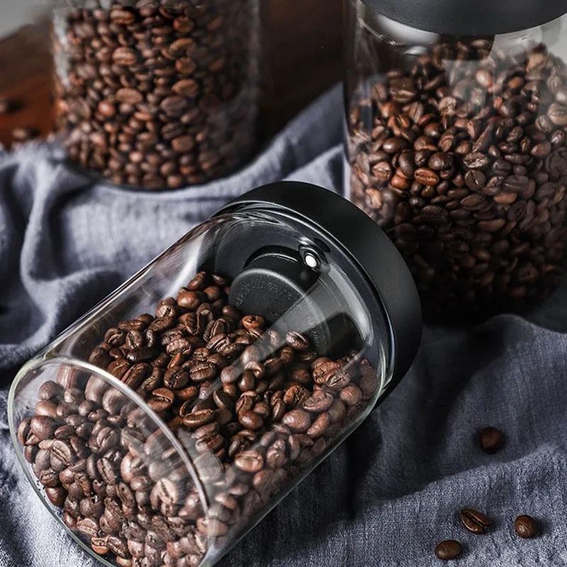 Sealed Container Coffee Bean Storage Bean Coffee Storage Container Vacuum Seal KFSN01 storage box