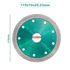 1pcs 105/115/125mm Diamond Saw Hot pressed sintered Mesh Turbo blade Cutting Disc Green Diamond Wheel for Porcelain Ceramic Tile 4