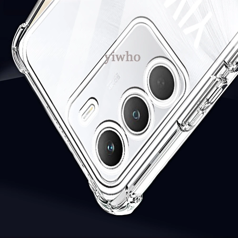 Shockproof Transparent Soft TPU Phone Case - Pack of 1-10