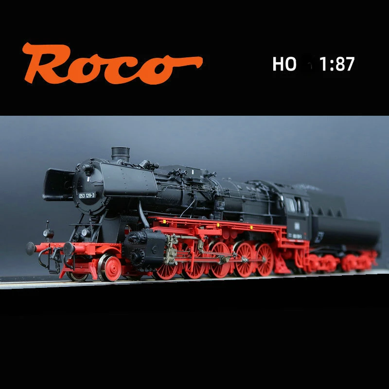

HO 1/87 Train Model ROCO 72141 BR53 Steam Locomotive Digital Sound Effect (DCC) German DB Fourth Generation Rail Car Toy
