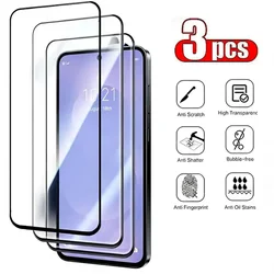 Premium Tempered Glass Screen Protectors - 3 Pack - 3 Pcs Glass