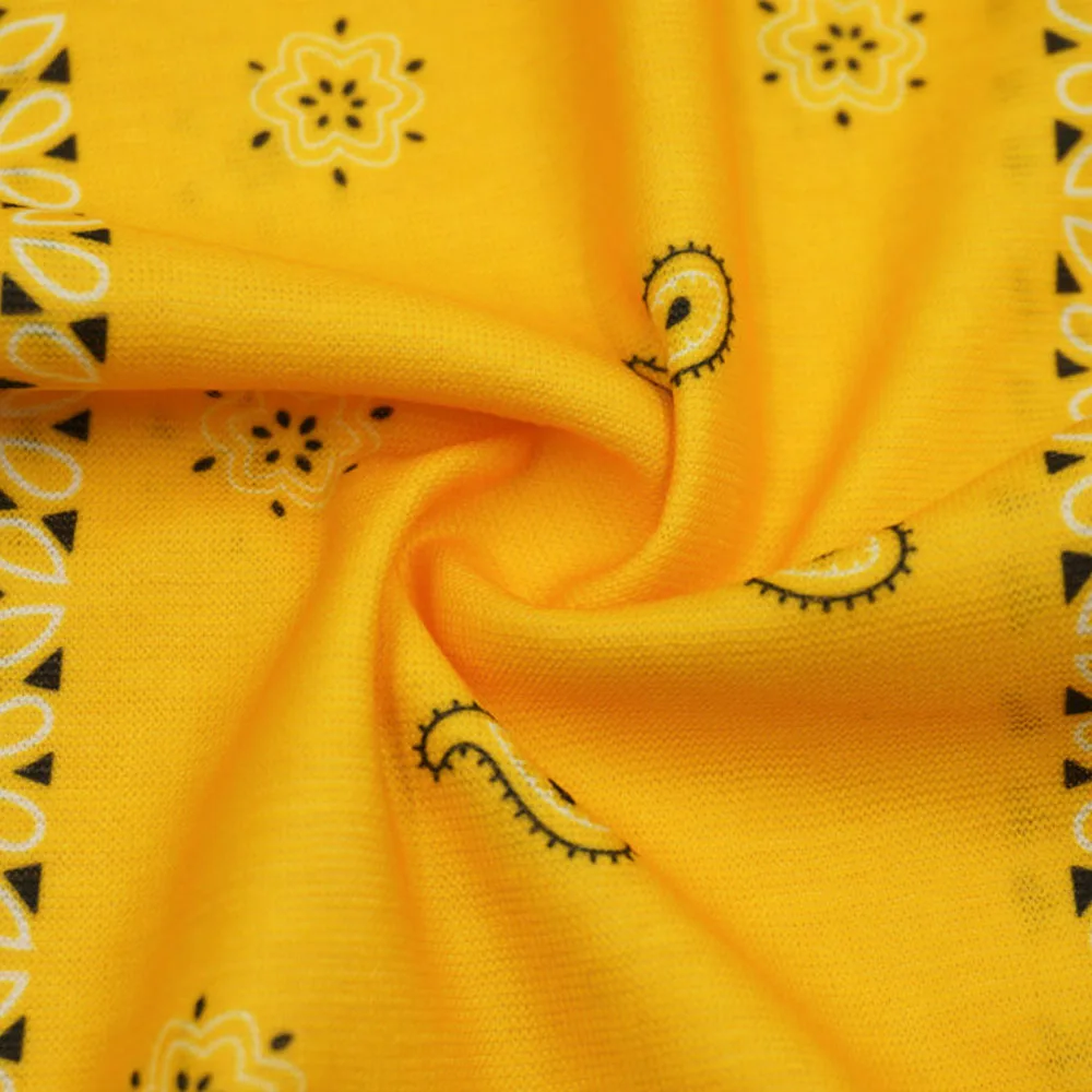 Yellow Tube Outdoor Bandana Women Running Hiking Headwear Breathable UV Dustproof Face Mask Cycling Scarf Seamless Neck Gaiter bandana scarf sun protection mask