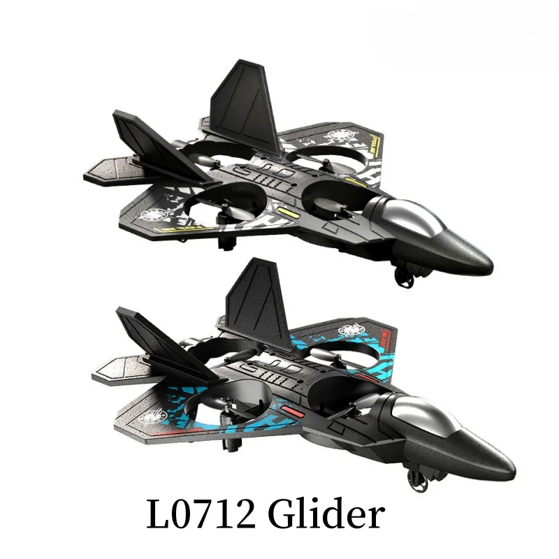 New L0712 Uav Remote Control Aircraft Epp Foam Four Channels Glider F22 Fighter Fixed Wing  Aircraft Model Toy Cool Boy's Gift 6