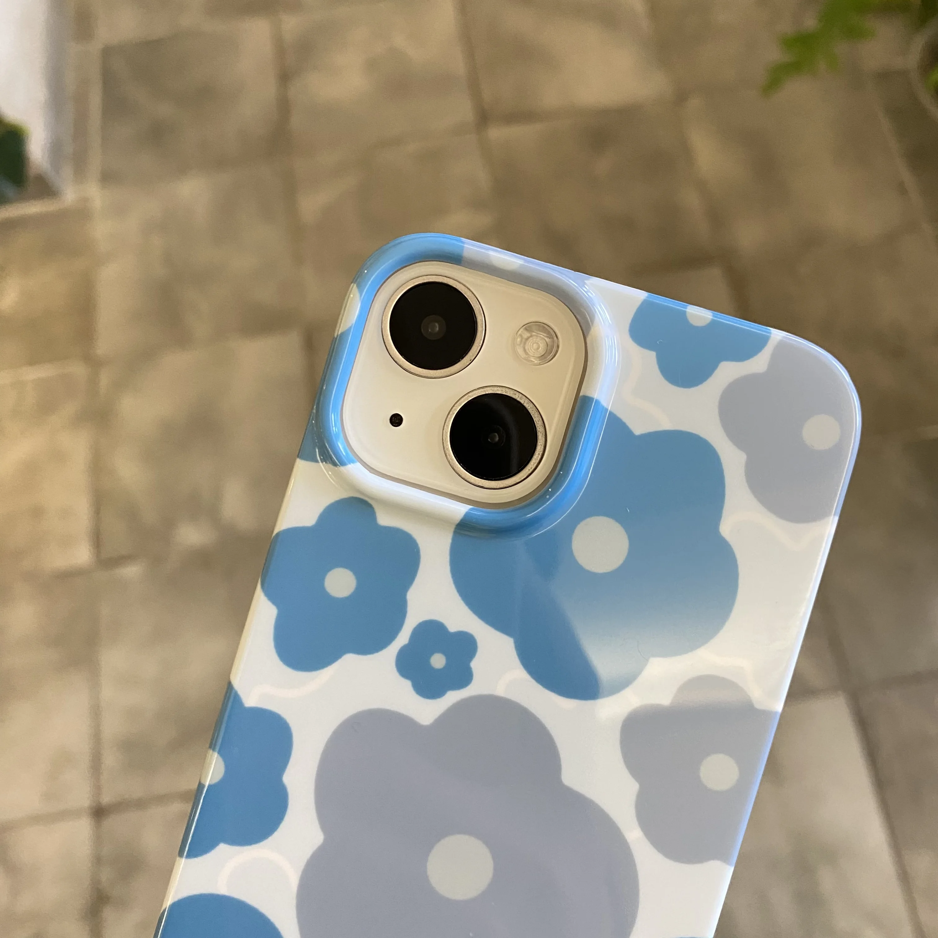 Blue Blossom IntInclusive Phone Case for iPhone