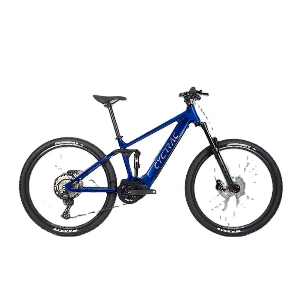TWITTER New EM6-M6100-12S/M510+48V15A Aluminum Alloy Mountain Bicycle Hydraulic Disc Brake Samsung Lithium Battery 27.5/29inch