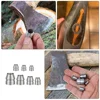 7 Pcs Carpenter Tools Metal Wedge Hammer Axe Handle Nail Handles Replacement for Installation Supplies Iron 6
