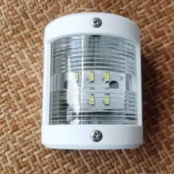 Useful Navigation Light Wear Resistant White Sailing Lamp LED Seawater Corrosion Transparent Lampshade
