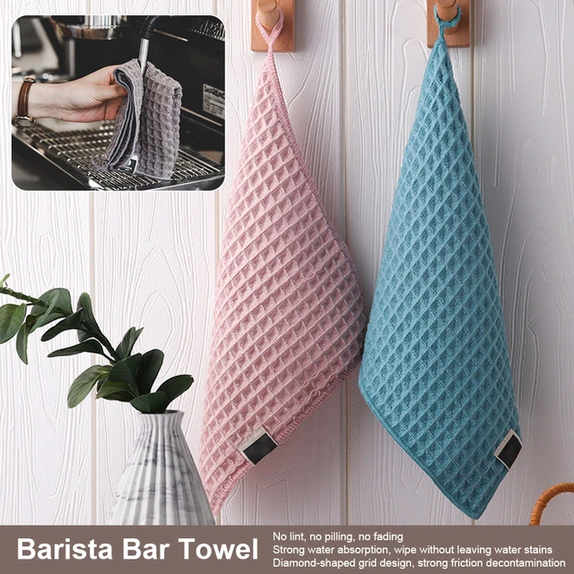 Barista Micro Cleaning Towel for Coffee Bar Kitchen Home Super Absorbent  Microfiber Cleaning Cloth Towels Coffee Machine cleaner - AliExpress