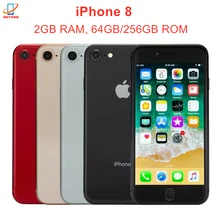 Apple iPhone 8 iPhone8 A11 Bionic 4.7" IOS RAM 2GB ROM 64/256GB 12MP 4G LTE Fingerprint NFC Original Unlocked Cell Phone