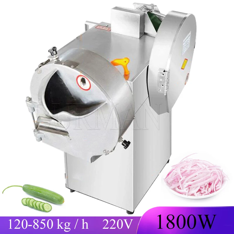 

Double Headed High Efficiency Vegetable Cutting Machine Stainless Steel Automatic Multifunctional
