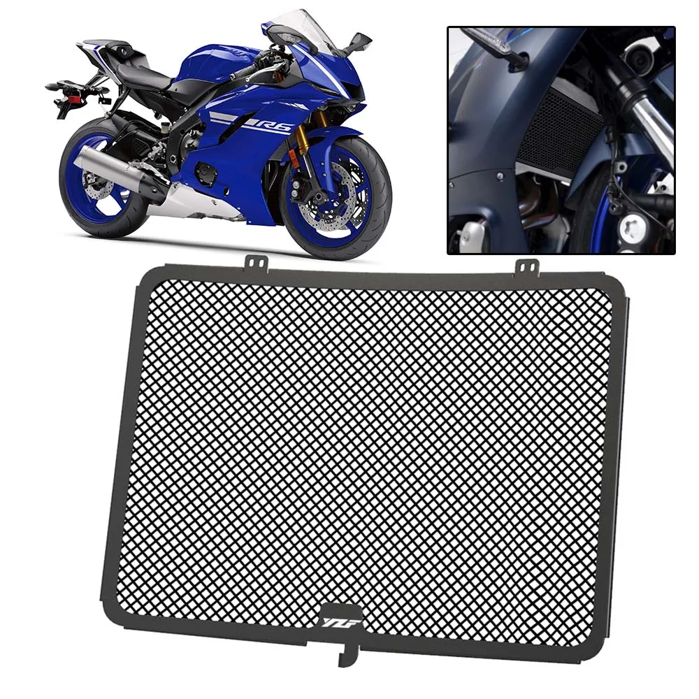 

Motorcycle Radiator Grille Guard Cover Protection FOR Yamaha YZF-R6 YZFR6 YZF R6 YZFR 6 2006-2010 2011 2012 2013 2014 2015 2016