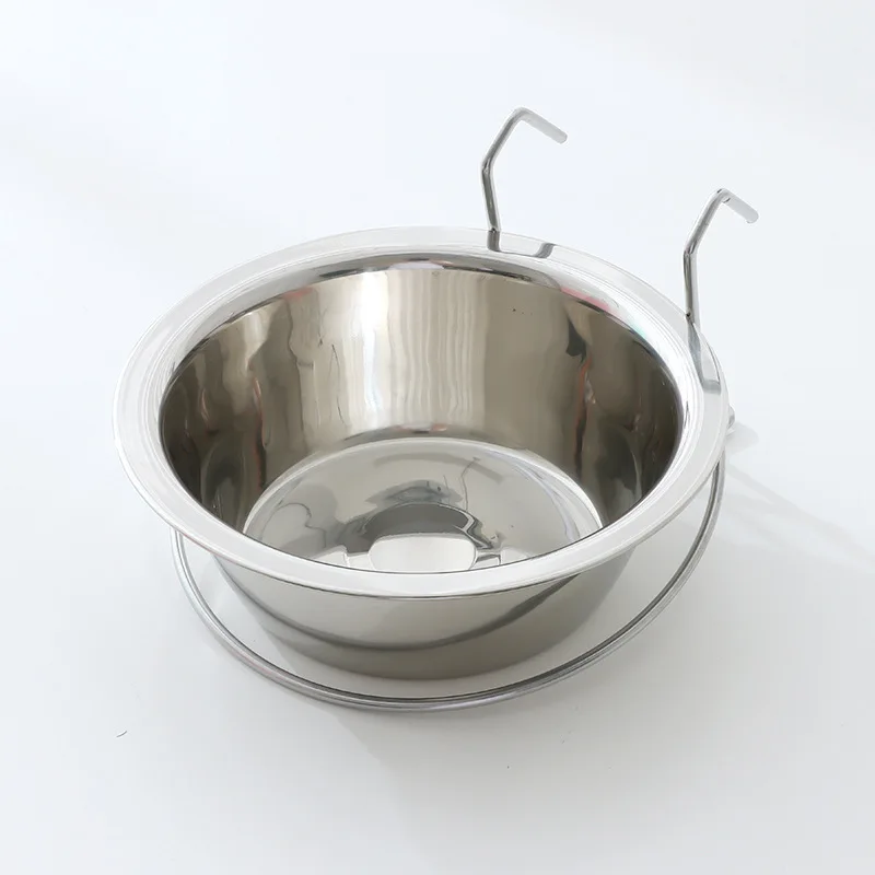 Title 4, Stainless Steel Hanging Pet Bowls for Dogs & Ca...