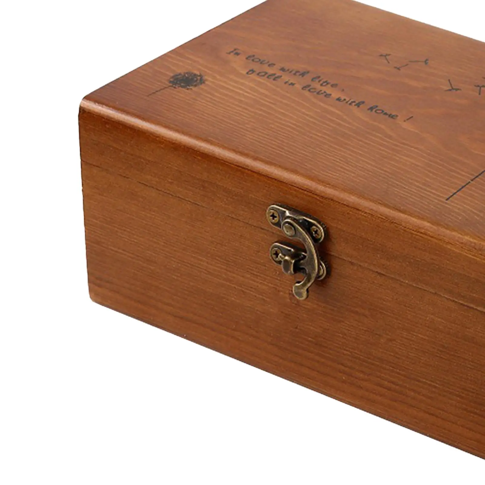 Wooden Sewing Box Empty Box Travel Diy Needlework Wood Sewing