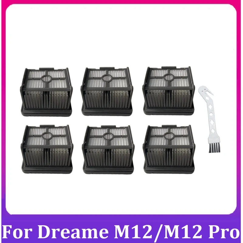 

Washable Hepa Filter For Dreame M12/M12 Pro Washing Floor Machine Vacuum Cleanner Replacement Accessories