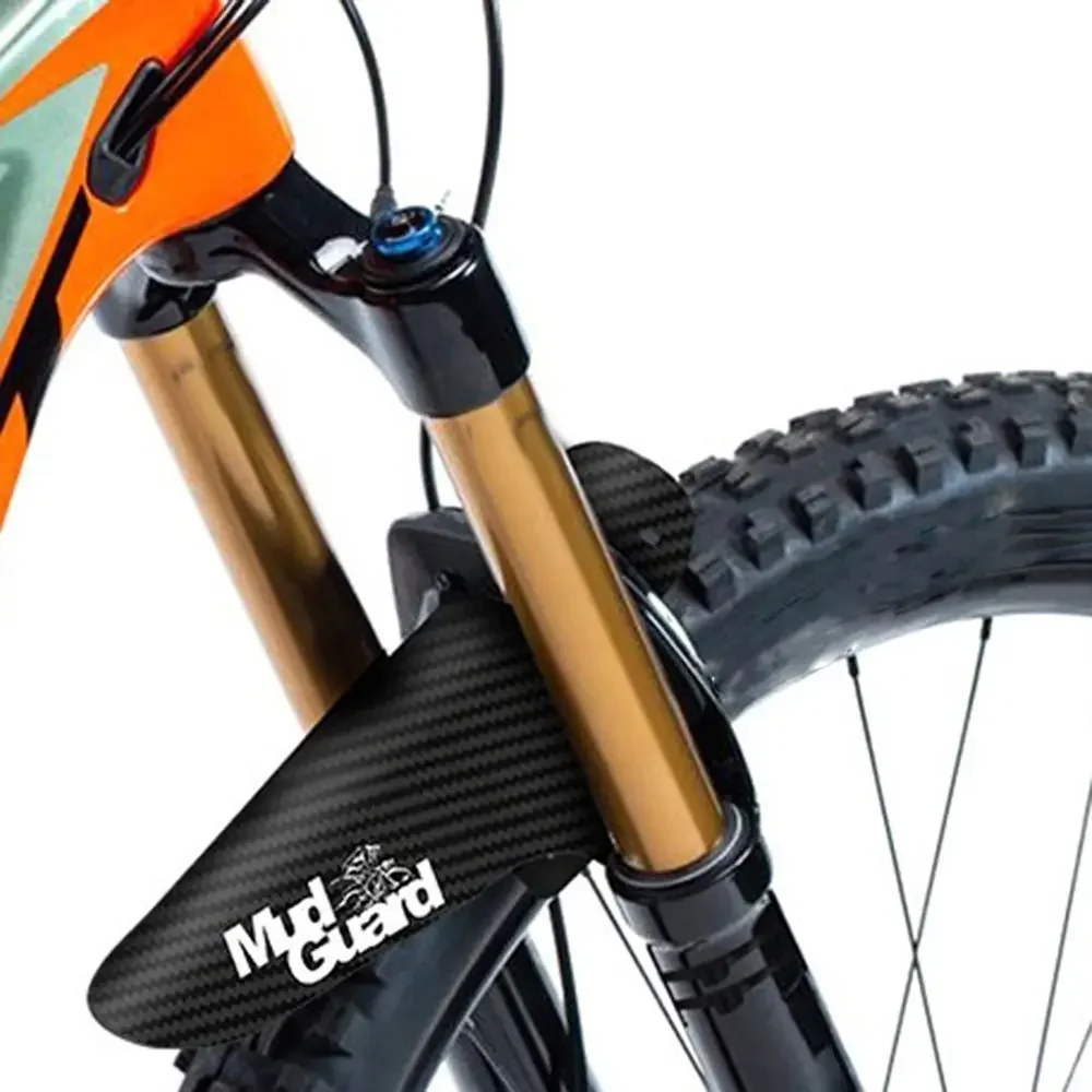 Mountain Bicycle Fenders Plastic carbon fiber Colorful Front /rear Bike Mudguard Mtb Bike Wings Mud Guard Cycling Accessories 2