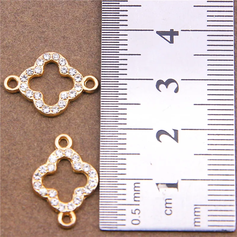 アクセサリー clover Idyllia stud earrings, Clover, Green, Gold-tone plated