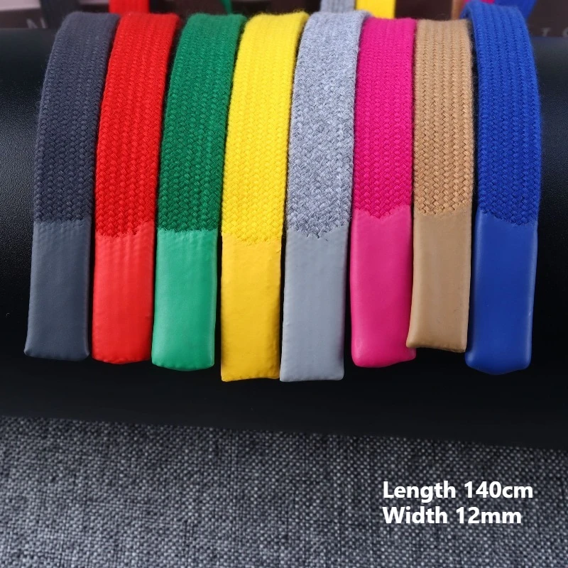 5pcs 140cm 스웨트팬츠용 플랫 브레이드 코드 스포츠 바지 후드 로프 드로스트링 교체 DIY 의류 봉제 액세서리 C265