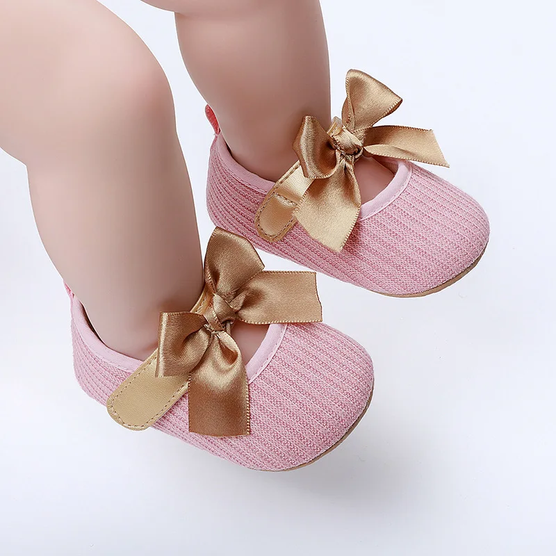

Baby Girls Cotton Shoes Retro Toddlers Prewalkers Infant Soft Bottom First Walkers 0-18M