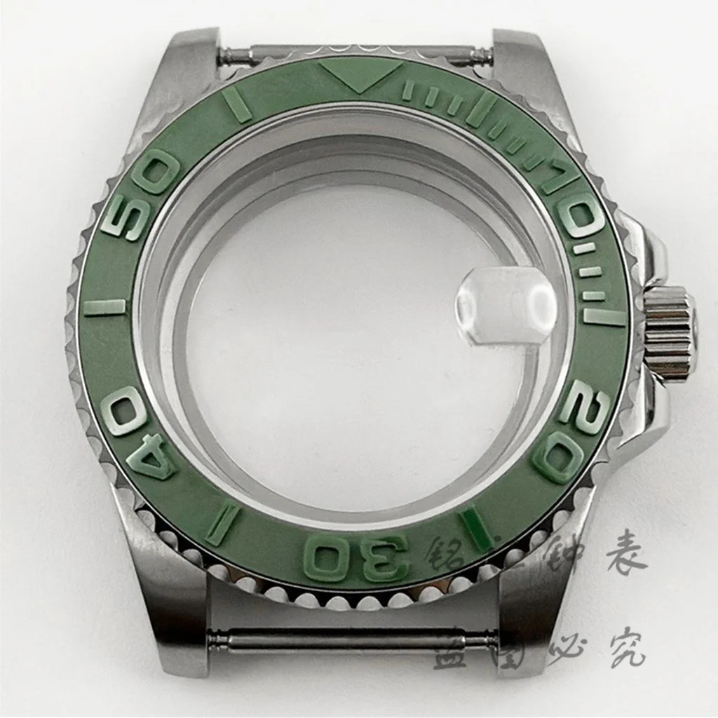 Deep Blue Bezel 40MM Diver Watch Case with Waterproof Sapphire Crystal