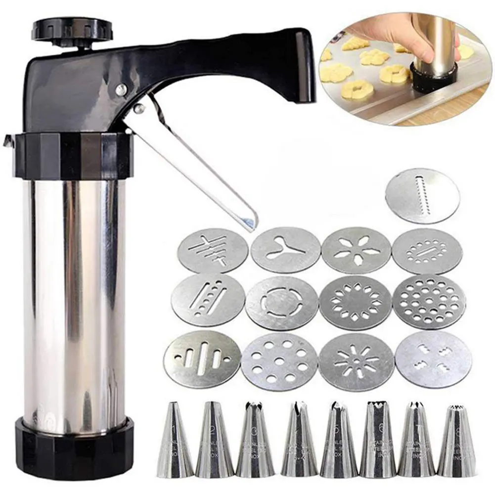 Cookie Press Kit - Stainless Steel 1