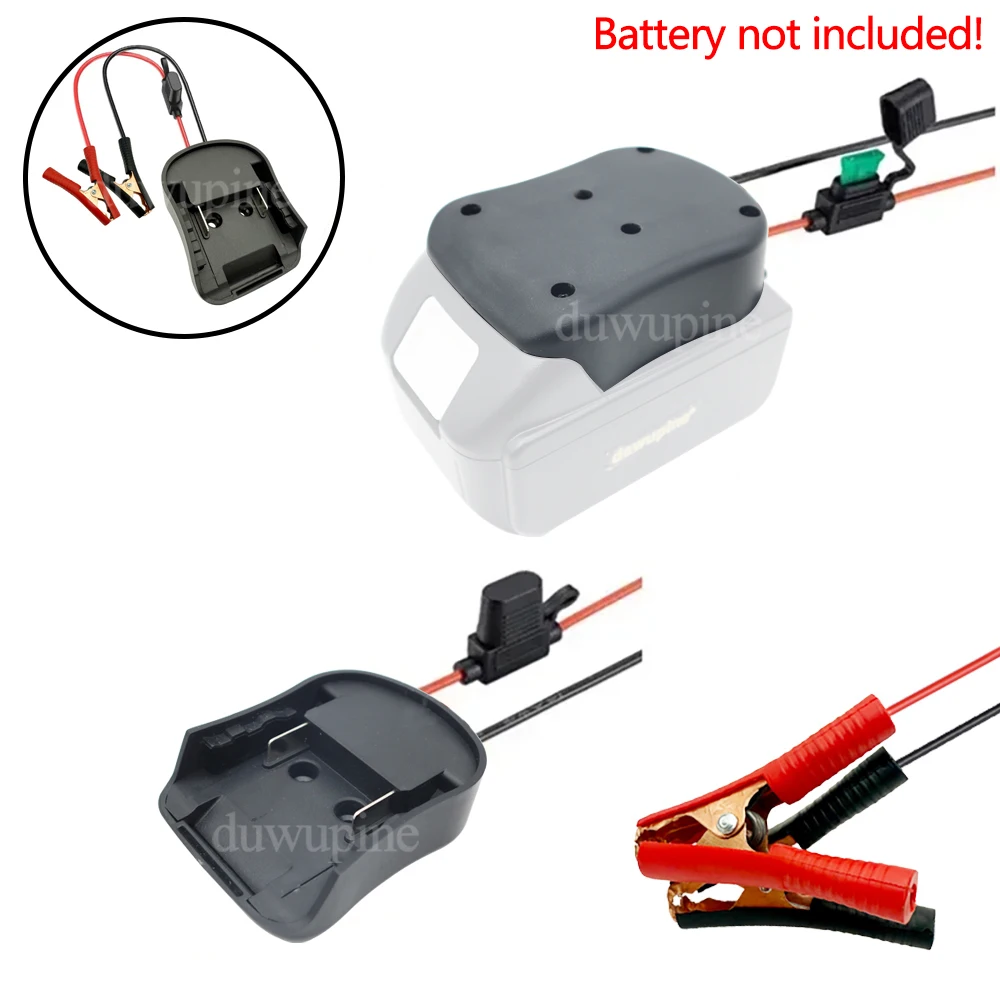 Portable Car Emergency Power Adapter with 30A Fuse and Igniter