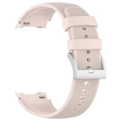 Silicone Replacement Strap for Smart Watch - No Gap Design, High-Quality Wristband Bracelet Accessories (Pink)
