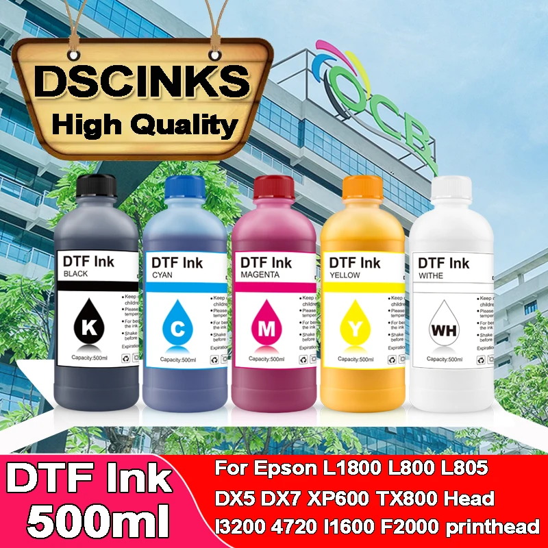 Direct to Transfer Film Ink 500ML DTF For PET All Desktop Large Format DTF Printer
