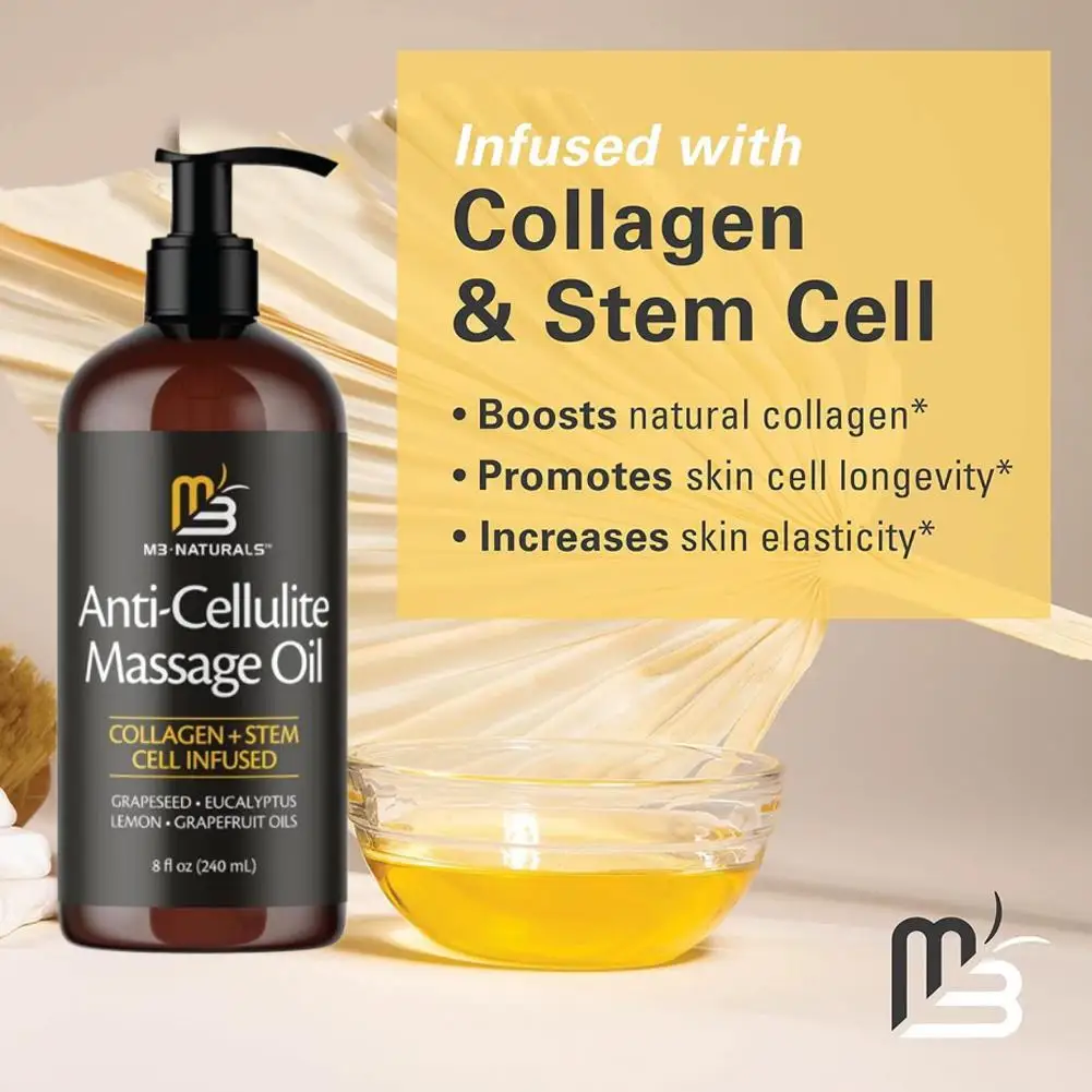 Anti-cellulite Massage Oil 240ml Deeply Nourishing Improves Dryness Improves Skin Tender And Firm Skin High Penetration Repair 1