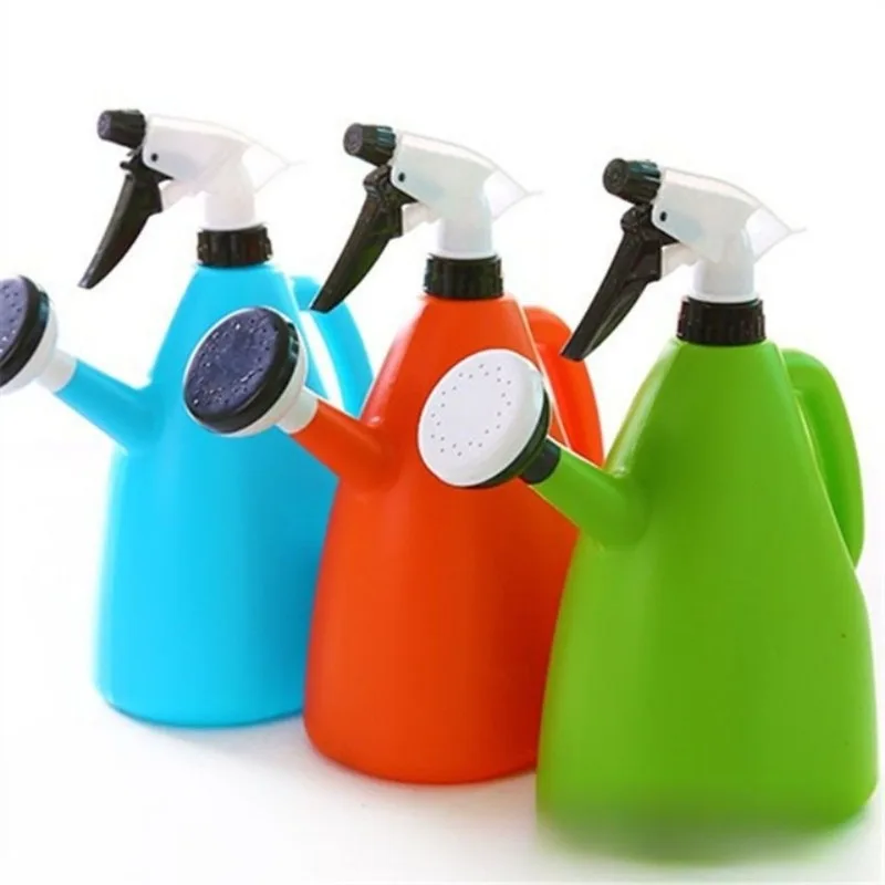1.5 litre dual-purpose watering can for flowers Watering can Green hand pressure sprayer Garden large water sprayer