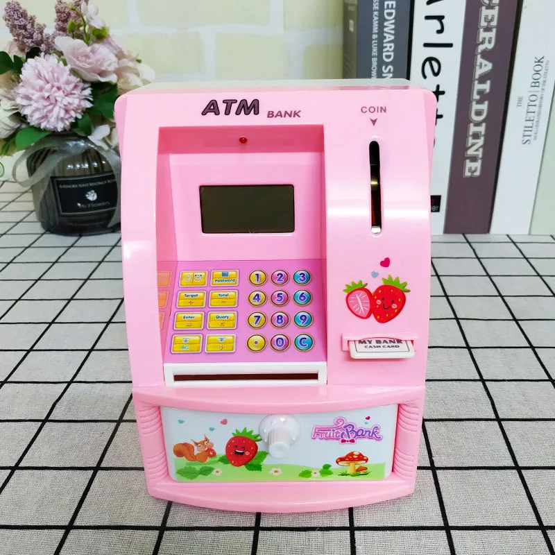 Euro USD Piggy Banks To Save 1000, Banknote Box, Cashier, Slot Machine Piggy Box, Electric Piggy Bank Money, Savings for Adults 6