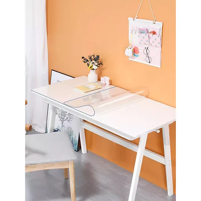 Tapis de Table en PVC, tissu doux en verre, couverture de Table transparente, tapis et tapis imperméables pour la maison, le salon, nappe 1.0mm 2