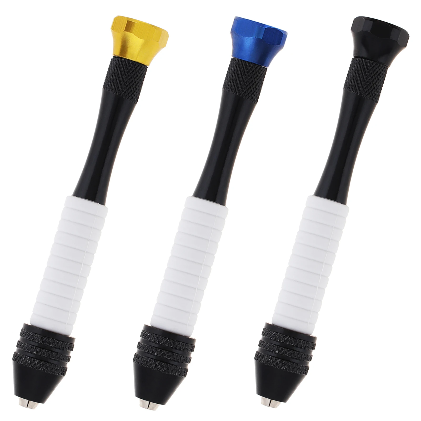 

Mini Micro Aluminum Hand Drill Pin Vise Twist Drill Bits Woodworking Drilling Rotary Tools Hand Drill Manual